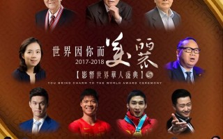 华人巨擎科技 凤凰卫视联合多家华文媒体评选“影响世界华人” 三位科学巨擘获终身成就奖