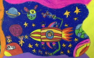 制作一件科技作品 绘画：我的科技梦｜烟台中小学生“才艺秀”作品选登